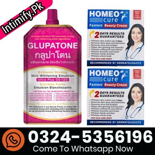 Glupatone Extreme Strong Emulsion Ml With Homeo Cure Beauty Cream In