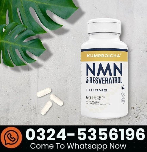 Komprocha NMN Trans Resveratrol 1100mg 60 Capsules In Pakistan