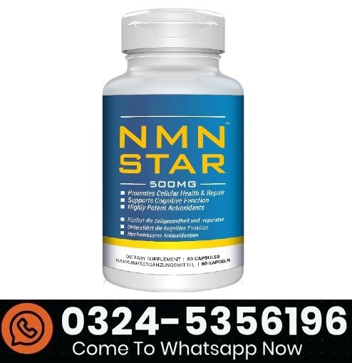 NMN STAR Ultra High Purity NMN Supplement 500mg Capsules