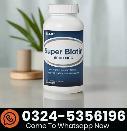 Gnc Super Biotin 6000 Mcg In Pakistan