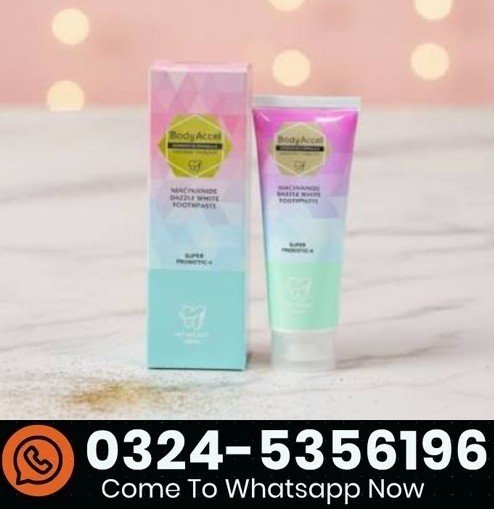 Bodyaccel Niacinamide Whitening Toothpaste in Pakistan