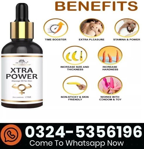 Intimify Xtra Power Massage Oil For Men Price in Pakistan