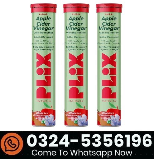 PLIX - THE PLANT FIX Probiotics+ Apple Cider Vinegar Effervescent Tablets