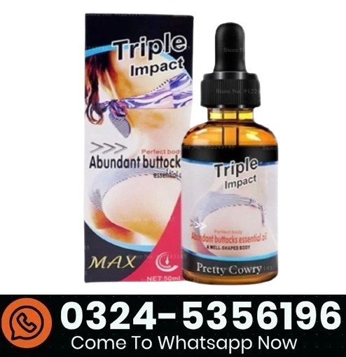 Pretty Cowry Triple Impact Buttock Oil In Pakistan