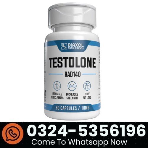 Testolone RAD140 10mg 60 Capsule Biaxol Supplement