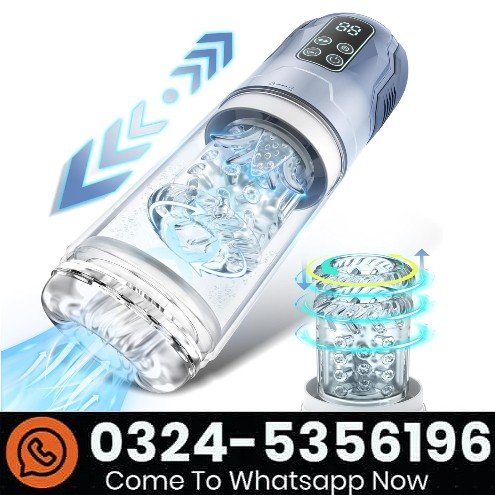 3 in 1 Automatic Male Masturbator Cup with Sucking & Vibrating & Thrusting Modes