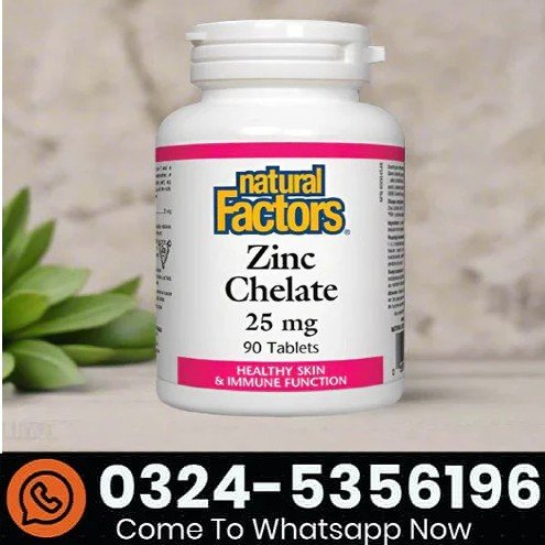 Natural Factors Zinc Chelate 25mg Price in Pakistan