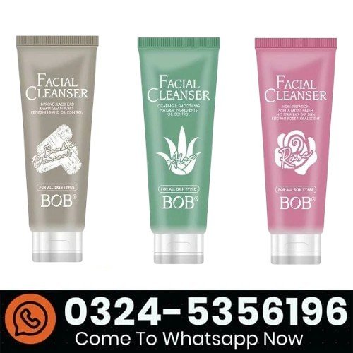 BOB Bamboo Charcoal Facial Cleanser For All Skin Type in Pakistan