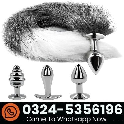 Frisky Faux Fox Tail Glass Anal Plug In Pakistan