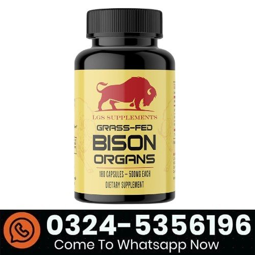 Grass Fed Bison Organs Capsule In Pakistan