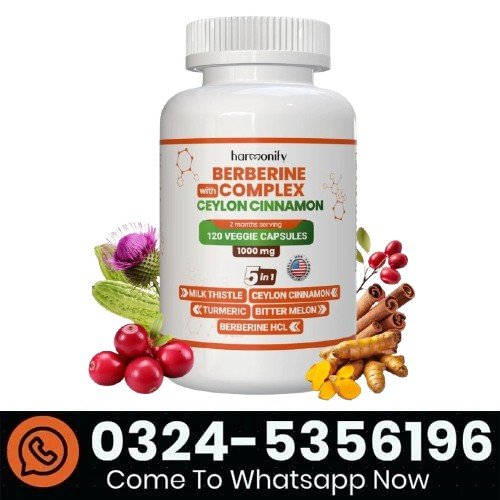 Harmonify Berberine with Ceylon Cinnamon Capsules In Pakistan