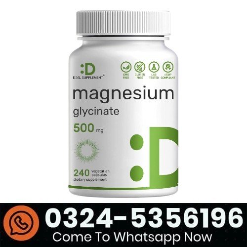 Magnesium Complex Supplement 500mg 240 Veggie Capsules In Pakistan