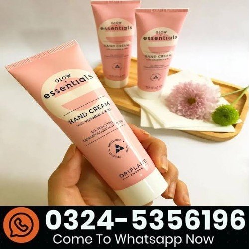 Oriflame Glow Essentials Hand Cream in Pakistan