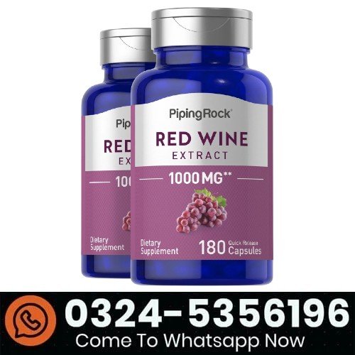 Piping Rock Red Wine Extract Capsules 1000mg In Pakistan