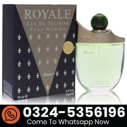 Rasasi Royale Pour Homme Perfume For Men 75 ML in Pakistan
