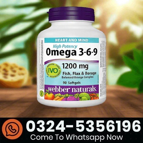 Webber Naturals Omega 3-6-9 1200mg 60 Ct In Pakistan
