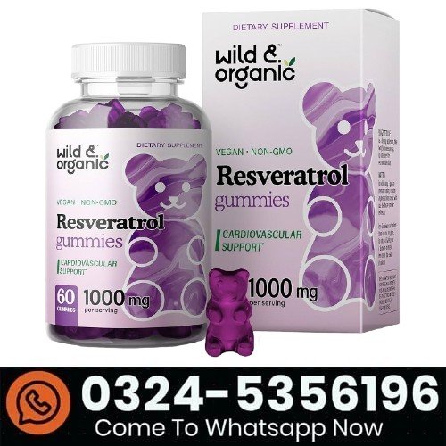 Wild & Organic Resveratrol Gummies 1000mg In Pakistan
