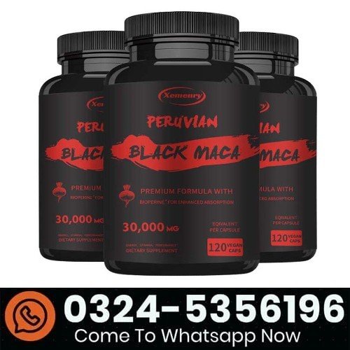 Xemenry Peruvian Black Maca Capsules In Pakistan