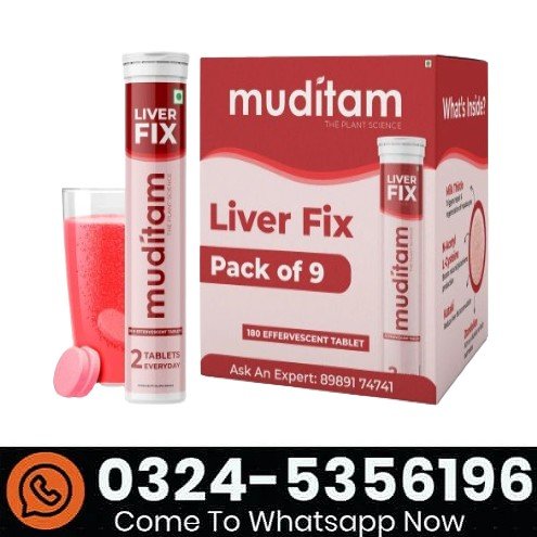 Muditam Ayurveda Liver Fix Effervescent 20 Tablet In Pakistan