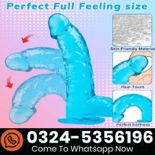 6 Inch Clear Silicone Dildo For Women in Pakistan