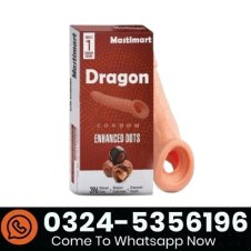 8 Inch New Dragon Silicone Condom In Pakistan