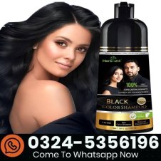 Herbishh Hair Color Shampoo For Gray Hair Natural Hair Dye Shampoo in Pakistan