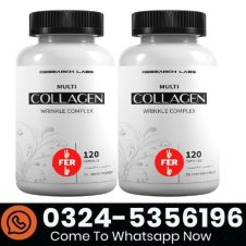 Research Labs Grass Multi Collagen Wrinkle Complex Capsules In Pakistan