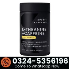 Sports Research L-Theanine + Caffeine Capsules In Pakistan