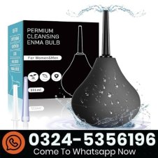 Enema Bulb Douche Enema Kit For Women & Men with 3 Nozzles In Pakistan