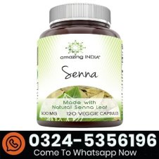 Senna 500 mg 120 Vegetarian Capsulesm in Pakistan