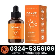 Vitamin D3 K2 5,000 IU Liquid Drops in Pakistan