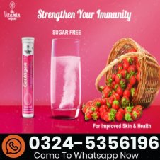 Strawberry Flavour Collagen Effervescent Tablets 20 Tablets In Pakistan